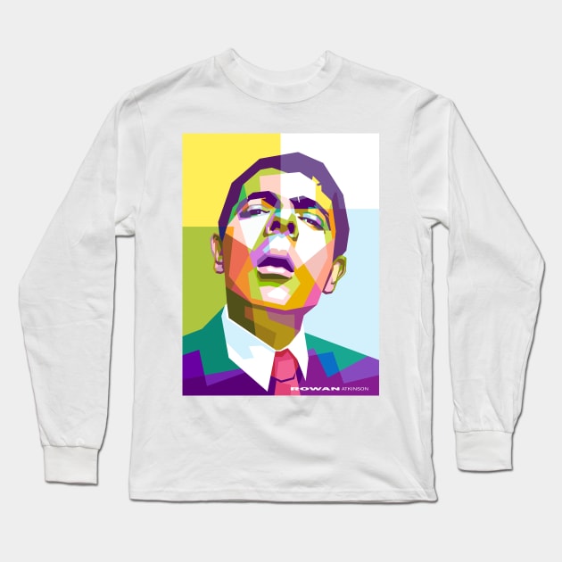 rowan atkinson Long Sleeve T-Shirt by lots of artWork